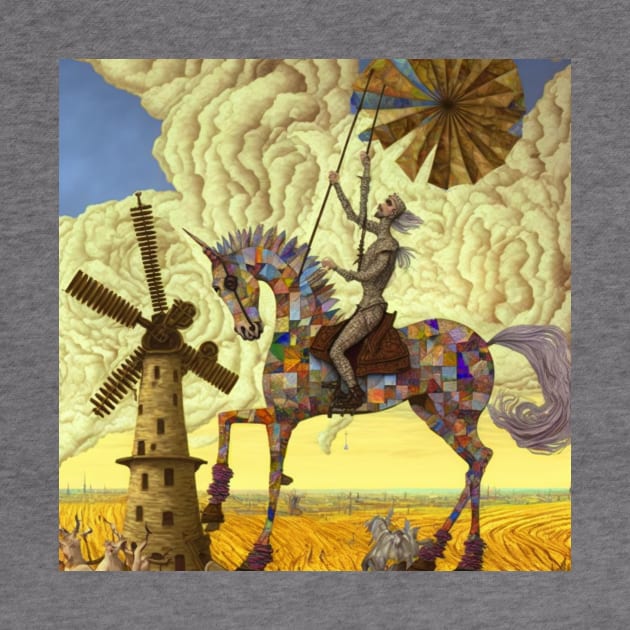 Don Quixote Mosaic by The Bark Side